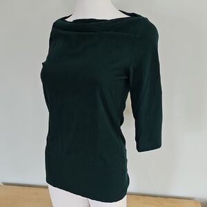 Cynthia Rowley Deep Green Blouse